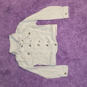 Childrens place White denim jacket